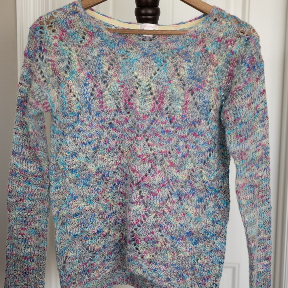 Women's multi-colored sweater